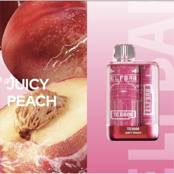 Elfbar TE5000 Juicy Peach, 5000 тяг в Нарьян-Маре