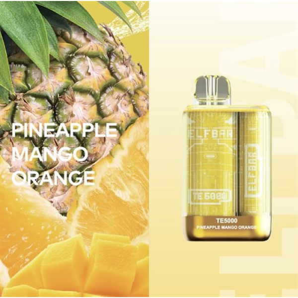 Elfbar TE5000 Pineapple Mango Orange, 5000 тяг в Нарьян-Маре