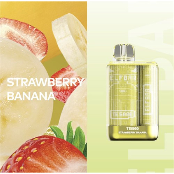 Elfbar TE5000 Strawberry Banana, 5000 тяг в Нарьян-Маре