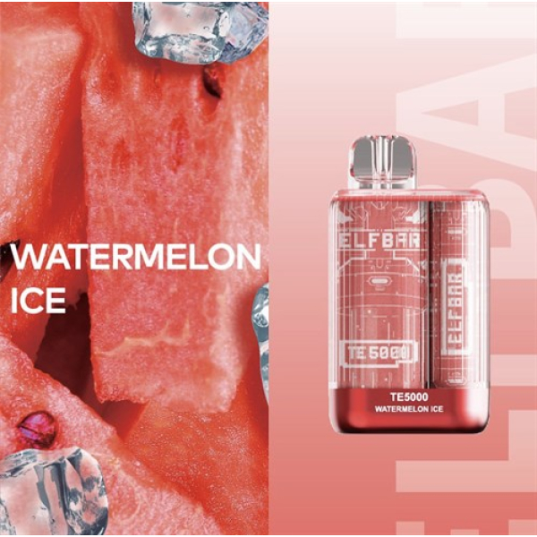 Elfbar TE5000 Watermelon Ice, 5000 тяг в Нарьян-Маре