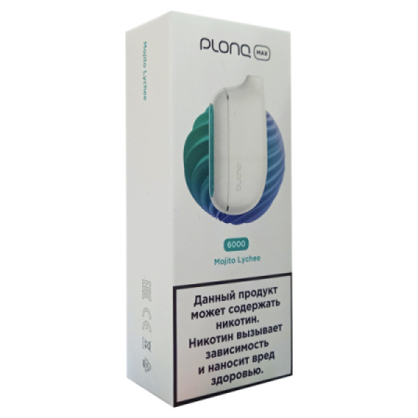 Plonq Max Mojito Lychee 6000 тяг в Нарьян-Маре