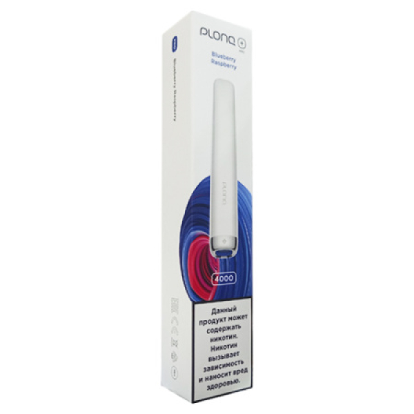 Plonq Plus Pro Blueberry Raspberry 4000 тяг в Нарьян-Маре