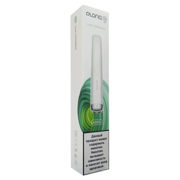 Plonq Plus Pro Lime Lemongrass 4000 тяг в Нарьян-Маре