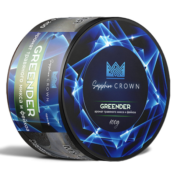 Табак SAPPHIRE CROWN GREENDER  100 грамм в Нарьян-Маре