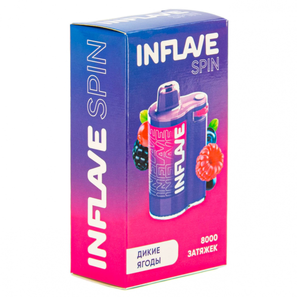 INFLAVE SPIN Дикие ягоды (8000 затяжек) в Нарьян-Маре