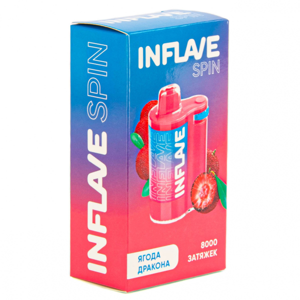 INFLAVE SPIN Ягода Дракона (8000 затяжек) в Нарьян-Маре