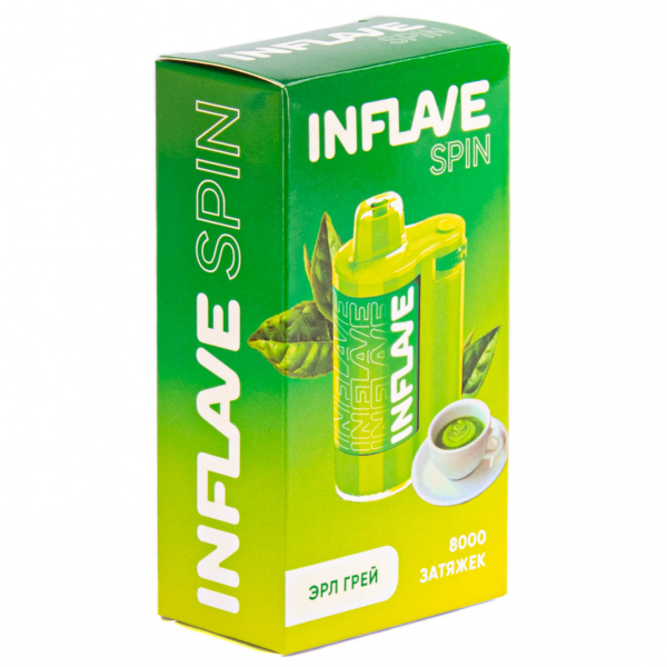 INFLAVE SPIN Эрл Грей (8000 затяжек) в Нарьян-Маре