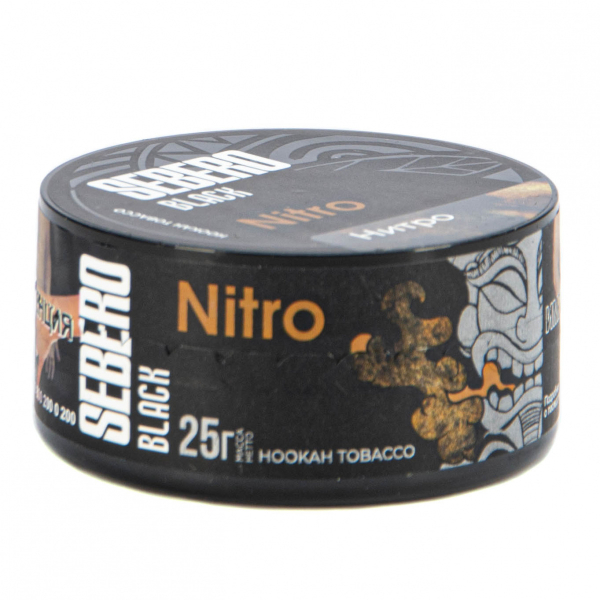 Табак Sebero Black Nitro  25 грамм в Нарьян-Маре