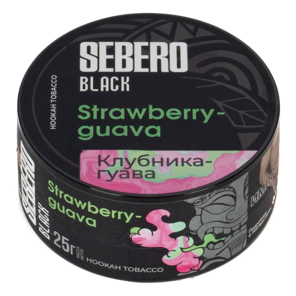Табак Sebero Black Strawberry Guava  25 грамм в Нарьян-Маре