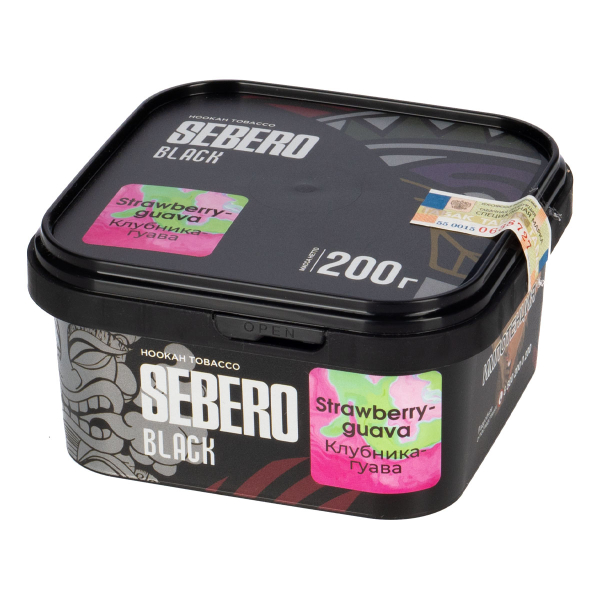 Табак Sebero Black Strawberry Guava  200 грамм в Нарьян-Маре
