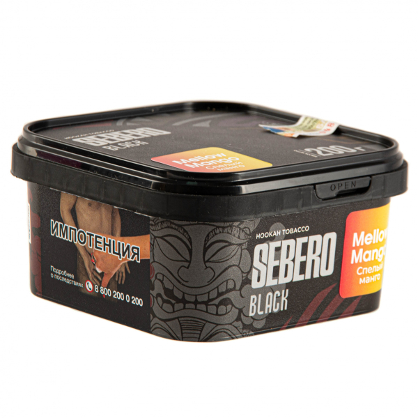 Табак Sebero Black Mellow Mango  200 грамм в Нарьян-Маре