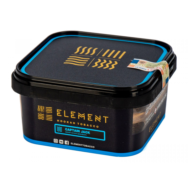 Табак Element ВОДА Captain Jack   200 грамм в Нарьян-Маре