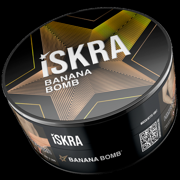Табак ISKRA Вanana Bomb  100 грамм в Нарьян-Маре