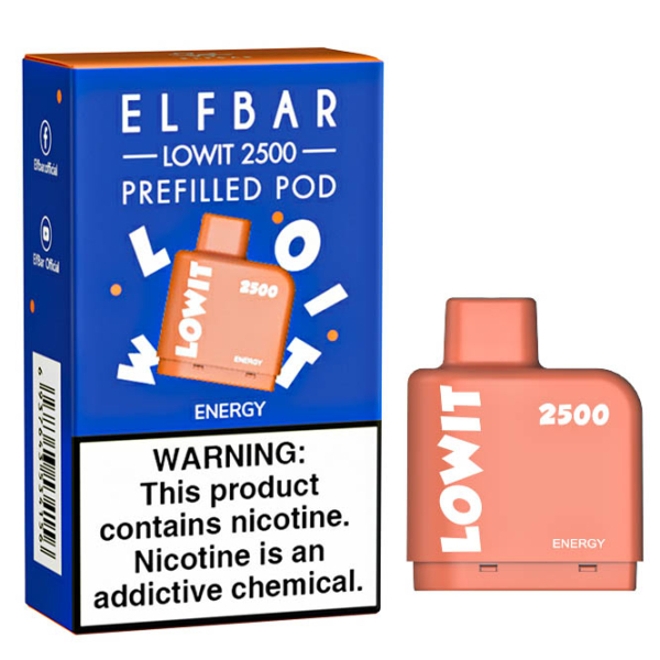 Картридж Elf Bar Lowit 2500 20 мг, 6 мл (Energy) в Нарьян-Маре