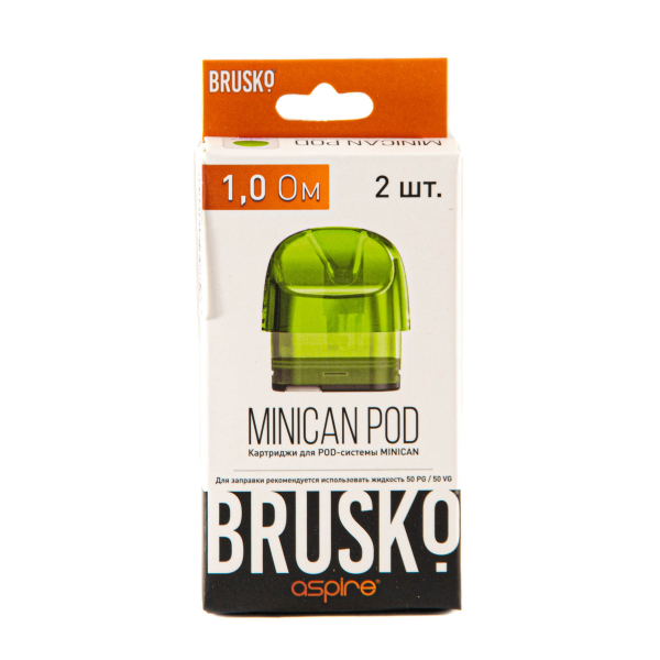 Картридж Brusko Minican зелёный (2шт.) 1,0 в Нарьян-Маре