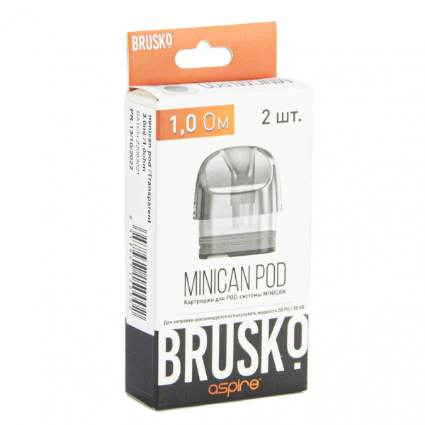 Картридж Brusko Minican прозрачный (2шт.) 0,8 в Нарьян-Маре