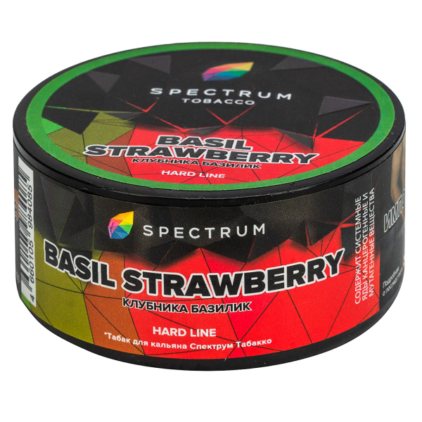 Табак Spectrum Hard Basil Strawberry  25 грамм в Нарьян-Маре
