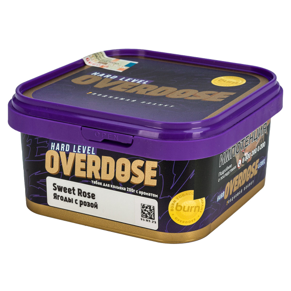 Табак Overdose Sweet Rose  200 грамм в Нарьян-Маре