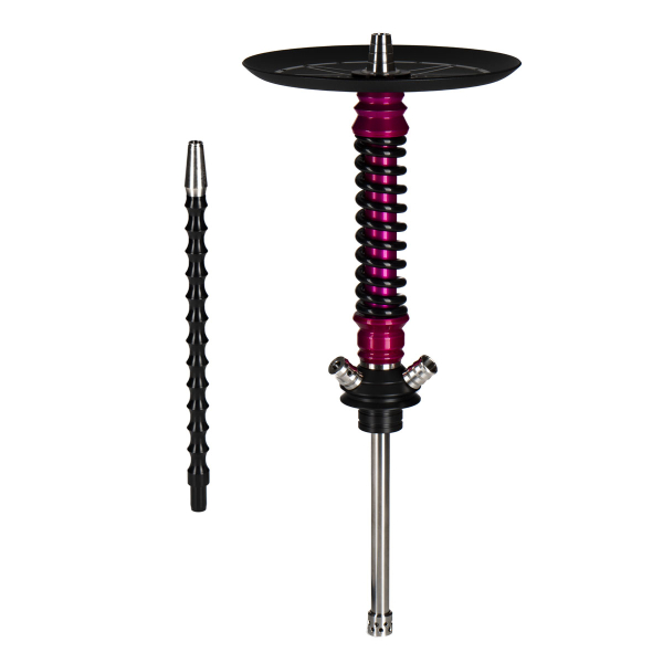 Кальян Mamay Customs Coilovers Mini розовый лак черный   в Нарьян-Маре