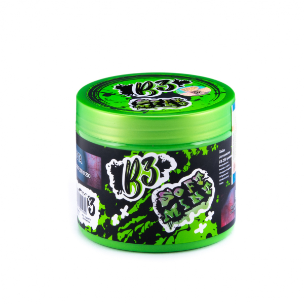 Табак B3 Soft Mint  250 грамм в Нарьян-Маре