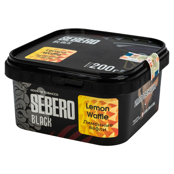 Табак Sebero Black Lemon Waffle  200 грамм в Нарьян-Маре