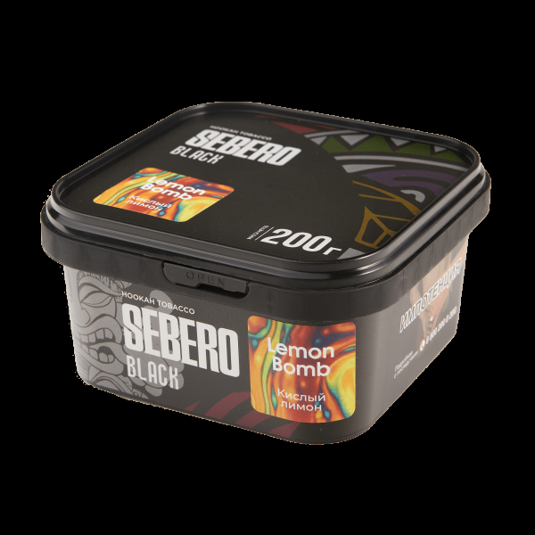 Табак Sebero Black Lemon Bomb  200 грамм в Нарьян-Маре