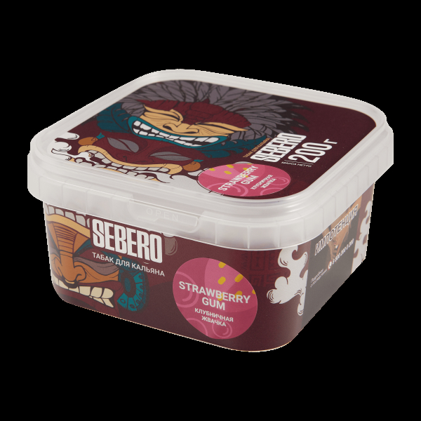 Табак Sebero Strawberry gum  200 грамм в Нарьян-Маре