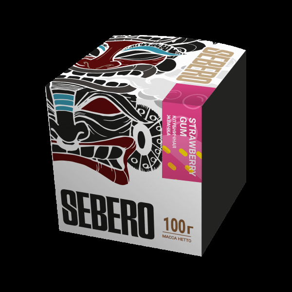 Табак Sebero Strawberry gum  100 грамм в Нарьян-Маре