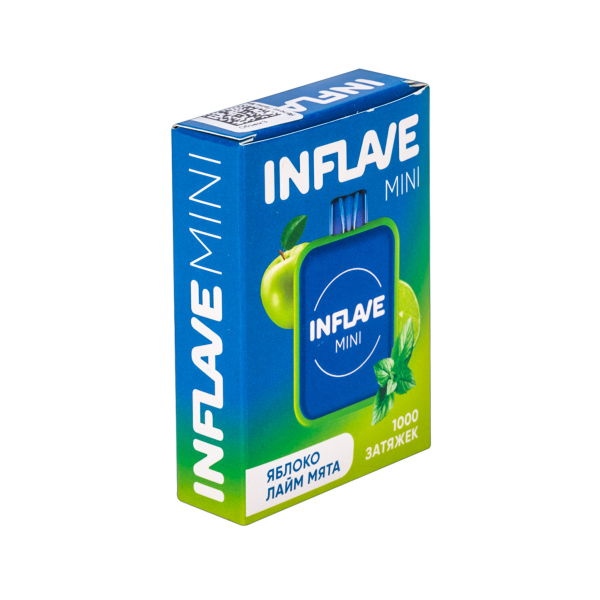 Inflave Mini Яблоко Лайм Мята (1000 Затяжек) в Нарьян-Маре