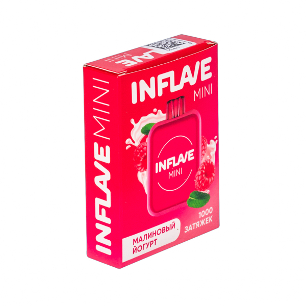 Inflave Mini Малиновый Йогурт (1000 Затяжек) в Нарьян-Маре
