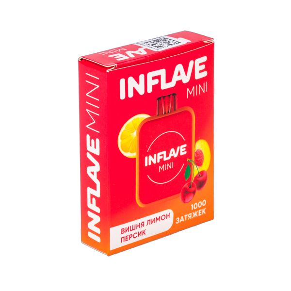 Inflave Mini Вишня Персик Лимон (1000 Затяжек) в Нарьян-Маре