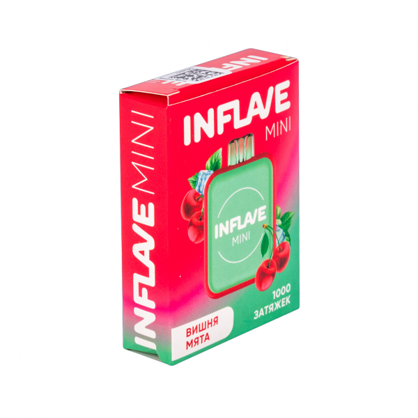 Inflave Mini Вишня Мята (1000 Затяжек) в Нарьян-Маре