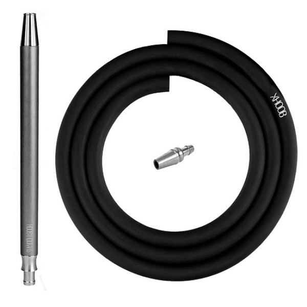 Hoob Smpl Xl Шланг Комплект Black (Черный Шланг, Мундштук, Коннектор Plug) в Нарьян-Маре