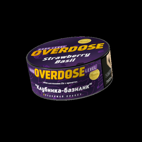 Табак Overdose Strawberry Basil  25 грамм в Нарьян-Маре