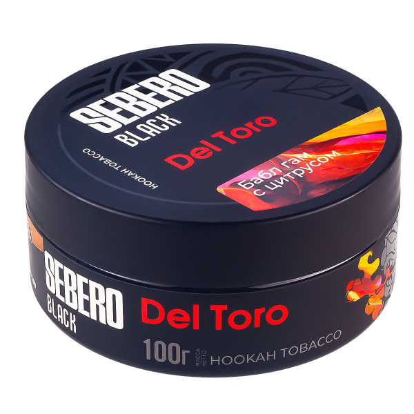 Табак Sebero Black Del Toro  100 грамм в Нарьян-Маре