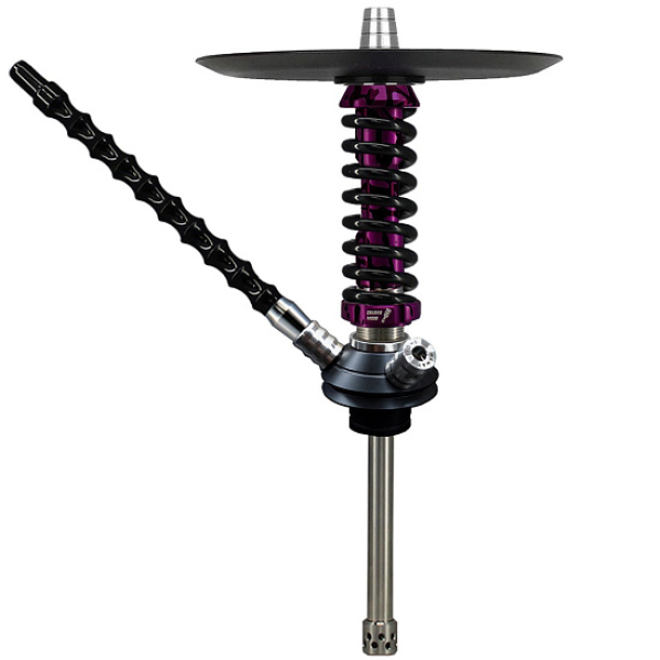 Кальян Mamay Custom Coilovers Micro Пурпурный Сплеш Черный  в Нарьян-Маре