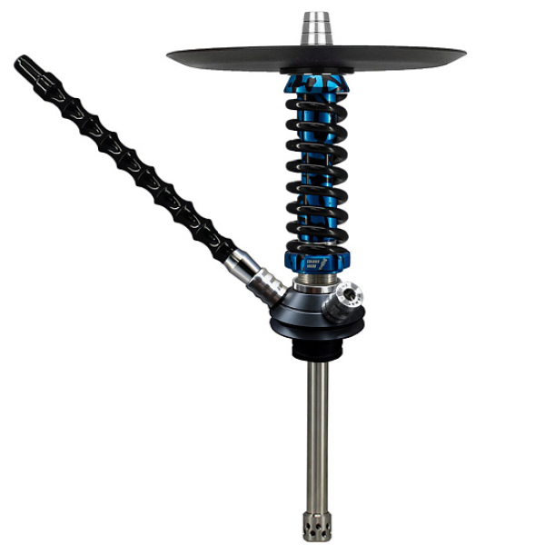 Кальян Mamay Custom Coilovers Micro Синий Сплеш Черный  в Нарьян-Маре