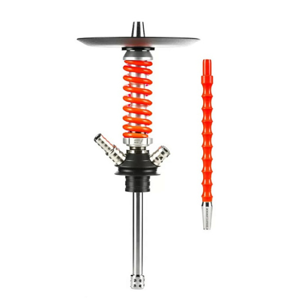 Кальян Mamay Custom Coilovers Micro Хром-Оранжевый  в Нарьян-Маре