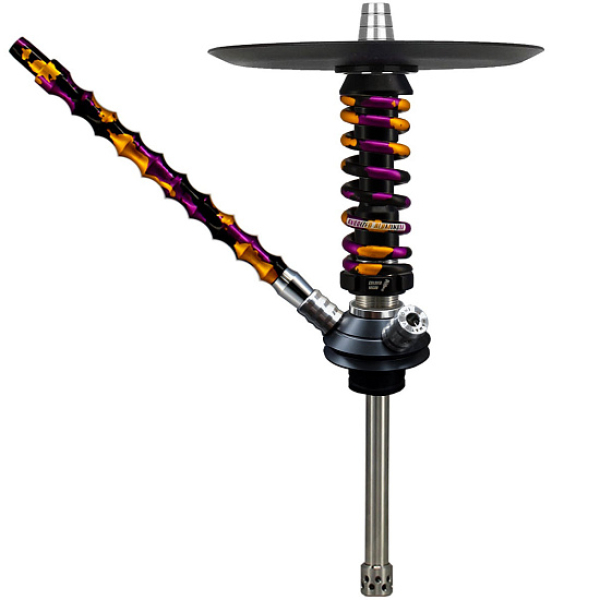 Кальян Mamay Custom Coilovers Micro Черный Пурпурно-Золотой Камуфляж  в Нарьян-Маре
