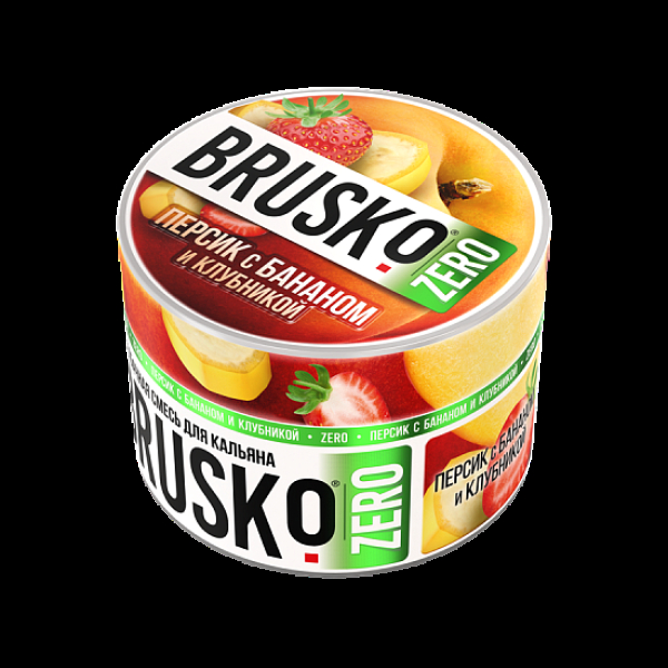 Смесь Brusko Персик С Бананом И Клубникой (Zero)  50 гр в Нарьян-Маре