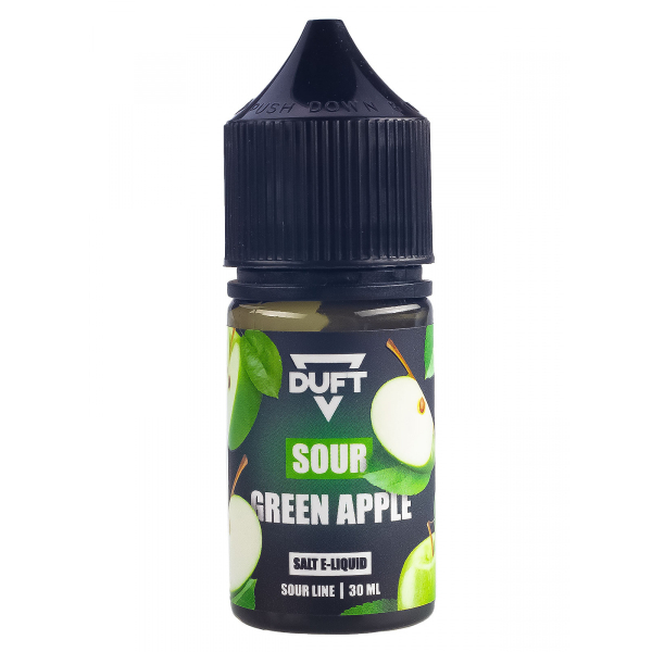 Жидкость Duft Sour Line Salt 20 Green Apple 30 Мл в Нарьян-Маре