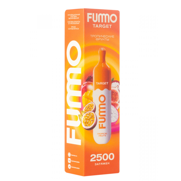 Fummo Target Тропические Фрукты (2500 Затяжек) в Нарьян-Маре
