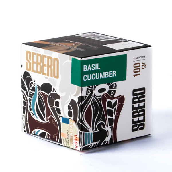 Табак Sebero Basil-Cucumber  100 грамм в Нарьян-Маре