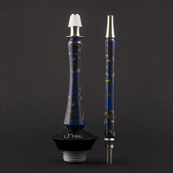 Кальян Union Hookah Sleek Акрил С Шишками Синий  в Нарьян-Маре