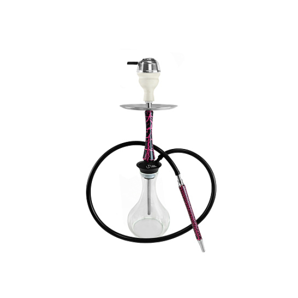 Кальян Union Hookah Sleek Кракле Розовый  в Нарьян-Маре
