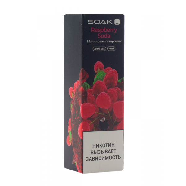 Жидкость Soak Raspberry Soda 10 Мл 2 Мг в Нарьян-Маре