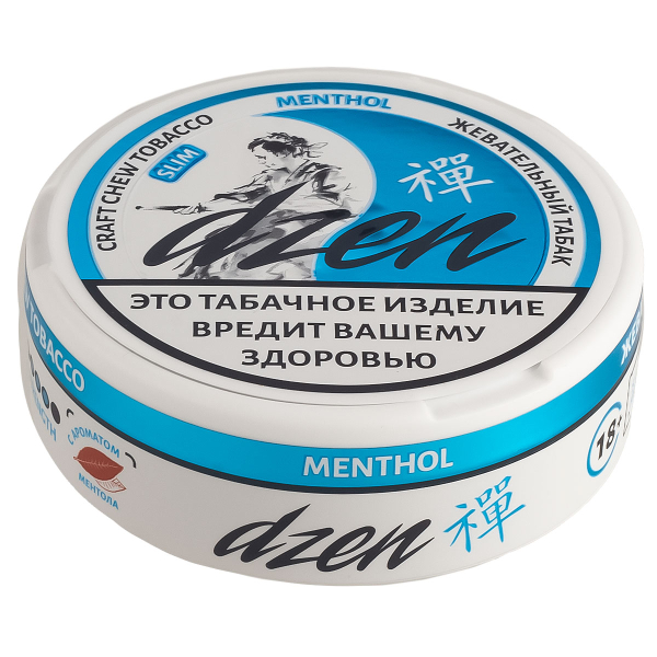 Жевательный табак Dzen Slim Menthol 9 грамм в Нарьян-Маре