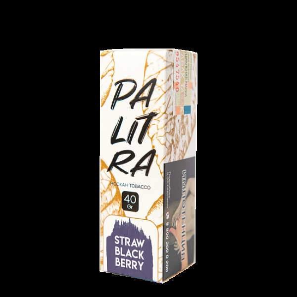 Табак Palitra Straw Black Berry (Земляника Ежевика)  40 грамм в Нарьян-Маре
