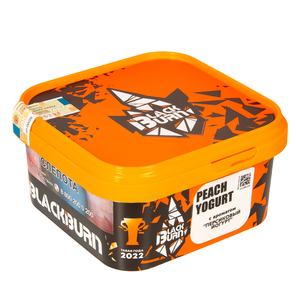Табак Burn Black Peach Yogurt  200 грамм в Нарьян-Маре