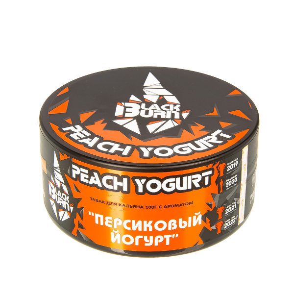Табак Burn Black Peach Yogurt  100 грамм в Нарьян-Маре